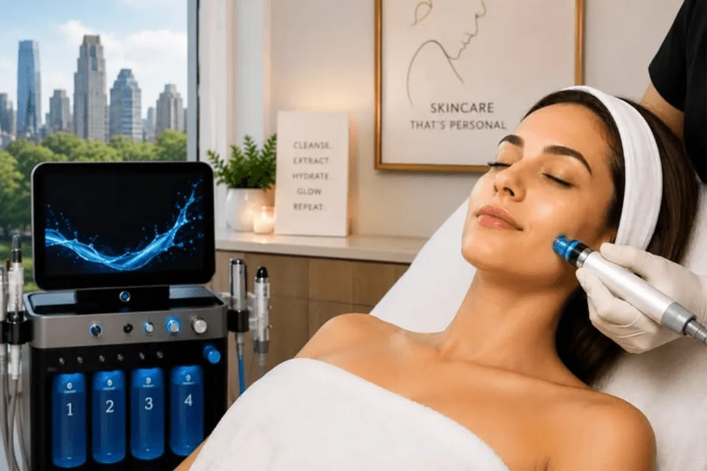 Illustration for the article: HydraFacial vs Microdermabrasion vs Chemical Peel: The Difference